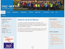 Tablet Screenshot of dijc-bertus.nl